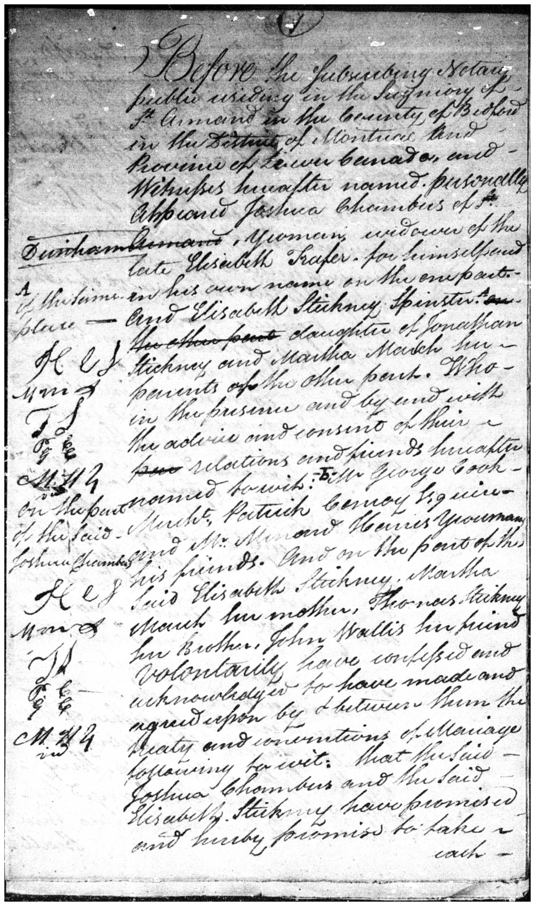 Québec notarial records